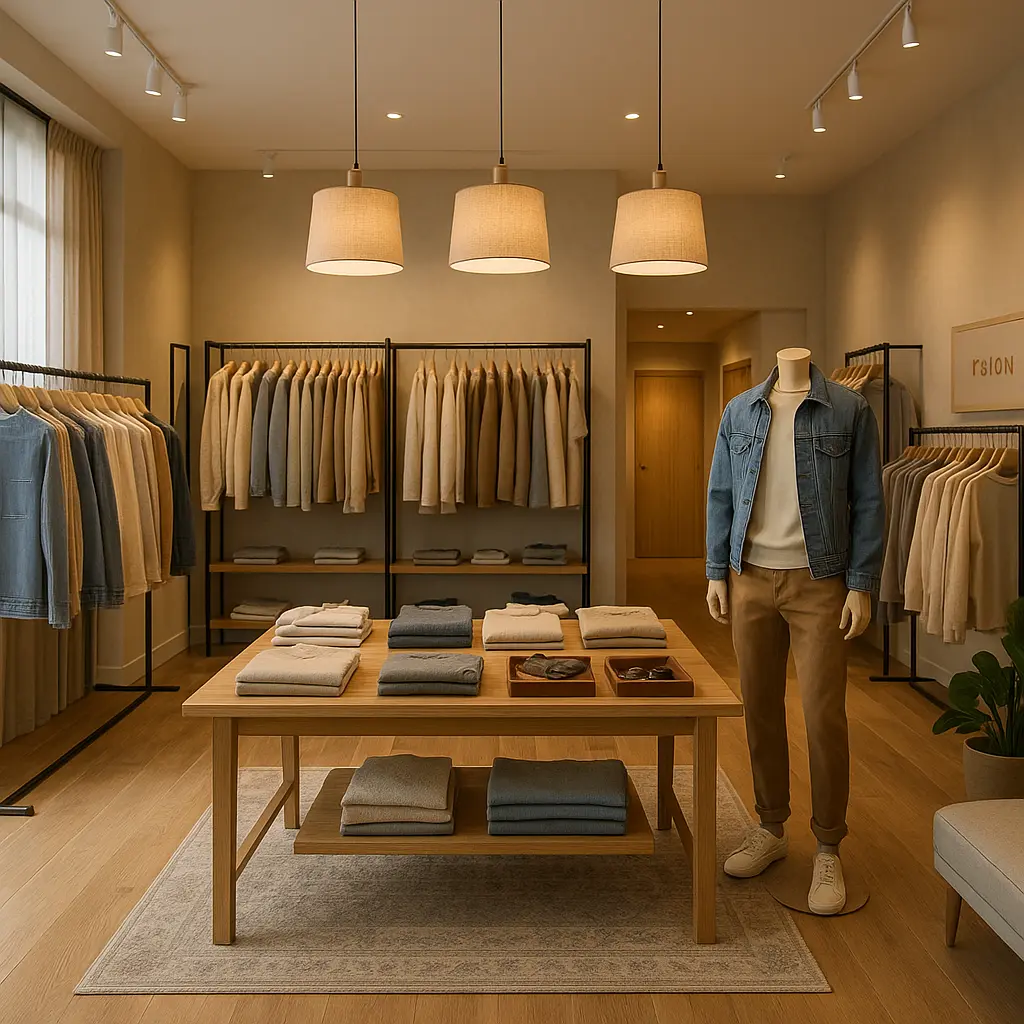 Innenraum der SKLMS Wear Boutique