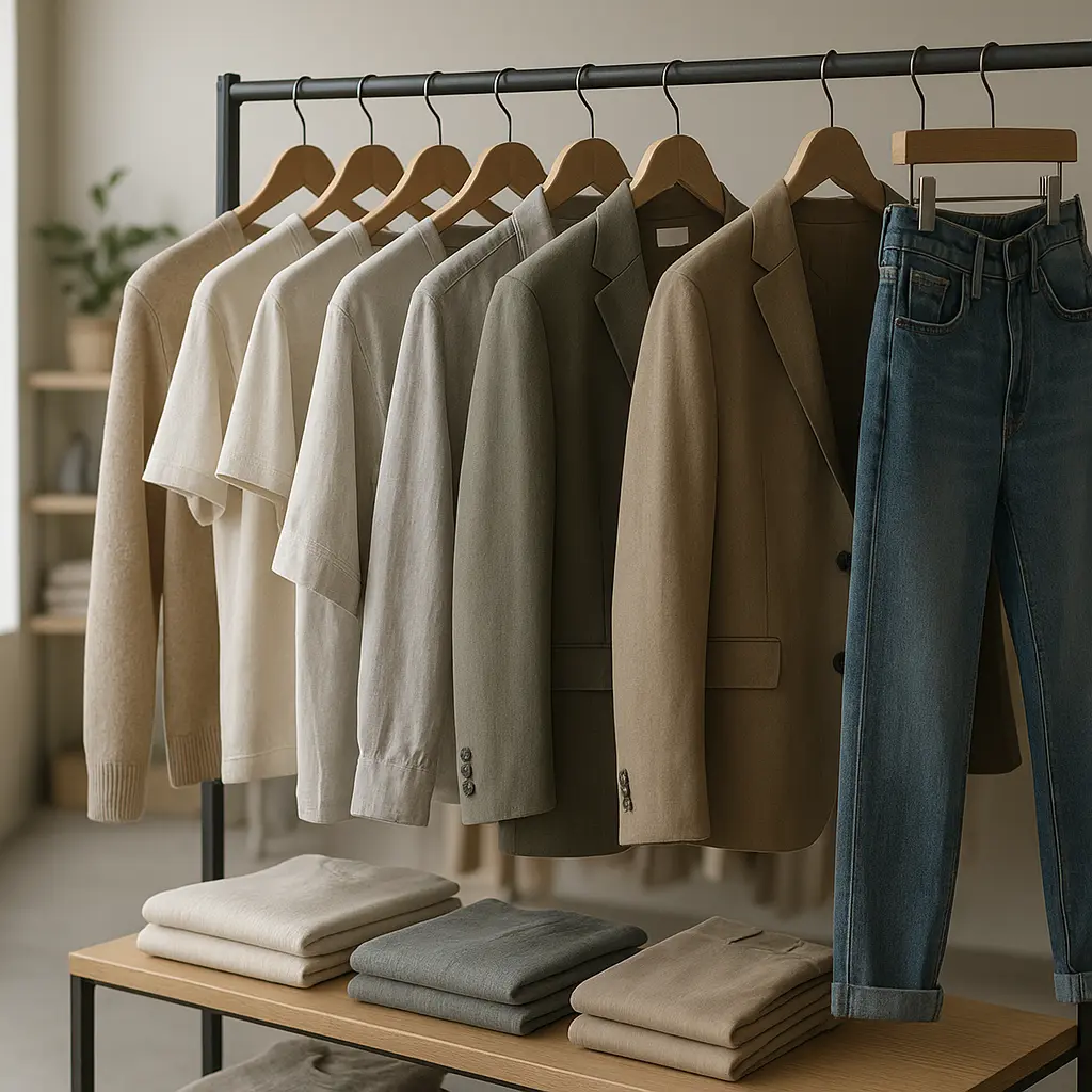 Auswahl an Kleidung bei SKLMS Wear